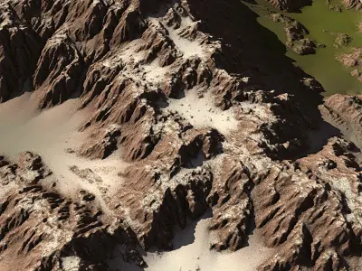 Mountains n35 3D model
