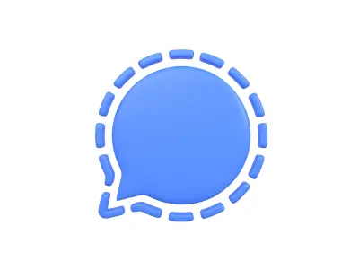 Signal Logo v2 001 Free low-poly 3D model