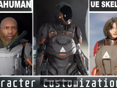 Metahuman Clothing Mega Bundle 3D Model Pack