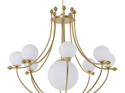 Christophe chandelier sku 24544 by Pikartlights Free 3D model