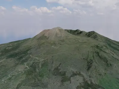 3D model of the Italian volcano Vesuvio 3D model