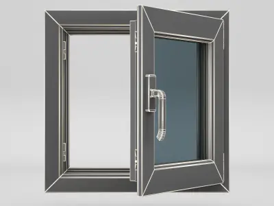 Window plastic casement 01 Free 3D model