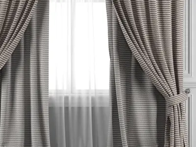 Curtain Set 452 3D model