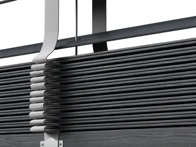 Wooden Blinds Set 35 3D model