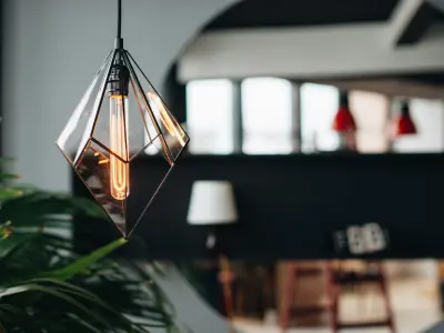 Pendant geometric glass light Tender Free 3D model