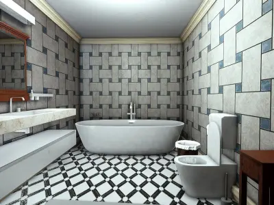 Big House - 3 Floors 3D model