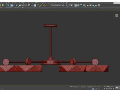GEOMETRIC CH Low-poly 3D model