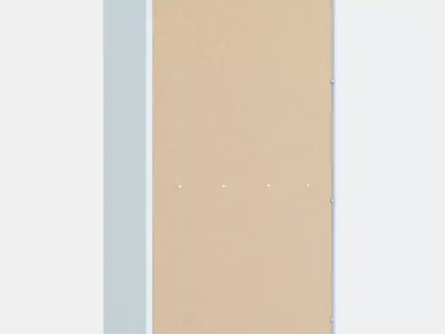 IDANAS Bookcase Low-poly 3D model