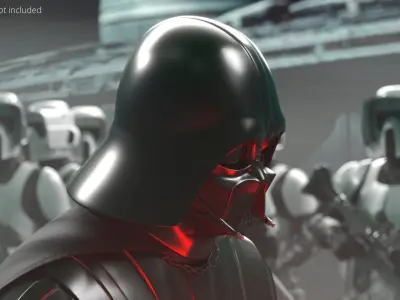  Darth Vader Combat Stance with Lightsaber 