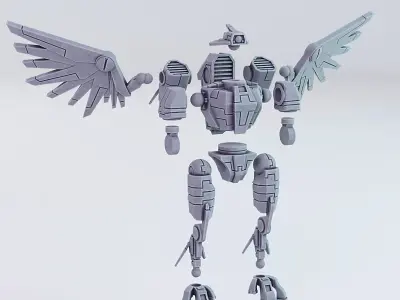 XE9 Demolisher Battlesuit  Greater Good 3D print model