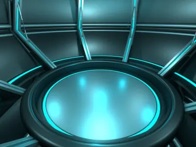 Sci Fi Room 3D model 31