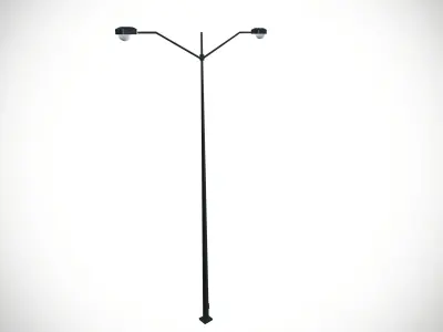 Street Light Low-poly 3D model