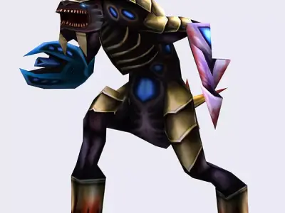 3DRT - Warbeast Monster - Claw  Low-poly 3D model