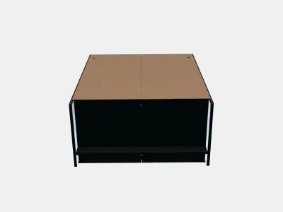 BRIMNES Cabinet with doors 3D model