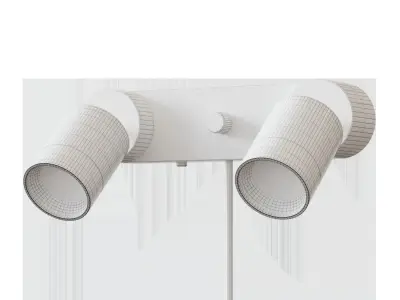 NIMONE Wall sconce double white 3D model
