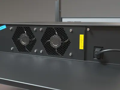 Host machine chassis memory model 3D model