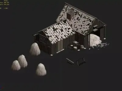 Warehouse - Barn 32 3D model