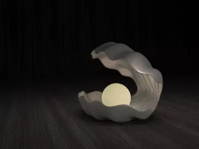 Shell Lamp 3D print model