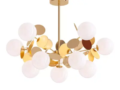 Matiss Chandelier GOLD 3D model