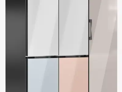 Samsung Refrigerator Collection 04 3D model