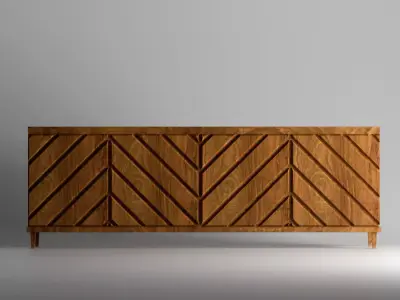 TV Unit Modern 3D model