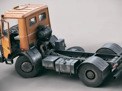  Rigged Construction Truck Realtime 