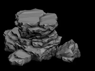 Wild - rock 1104 3D model