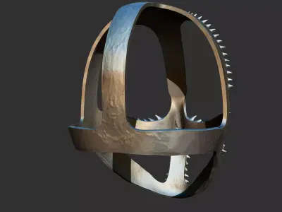 Stylized Sci Fi Skull Mask 3D Printable Helmet 3D print model