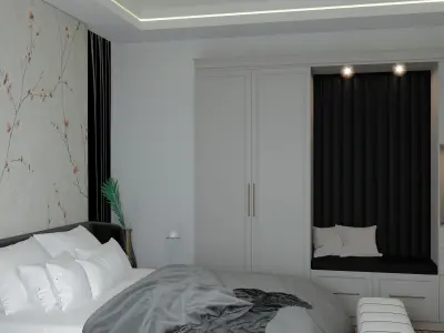 interior- bedroom 3D model