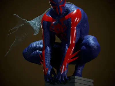 spiderman 2099 3D model