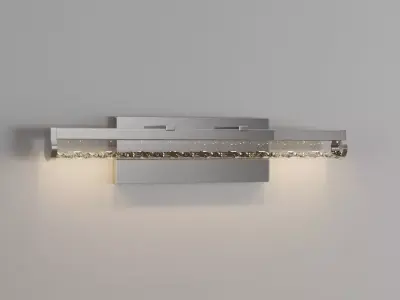 crystal led light 3D model