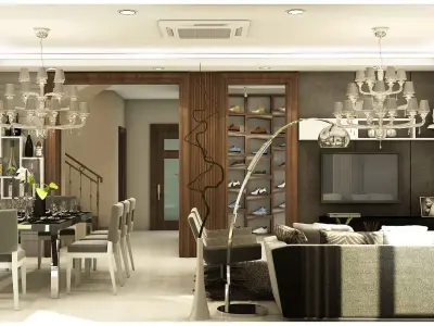 Modern classic style 3D model