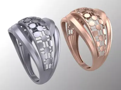 fusion ring 3D print model 10
