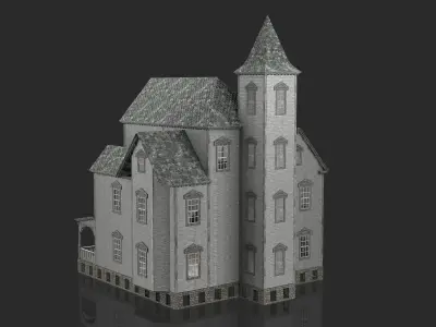 Old Abandoned House 1 3D model