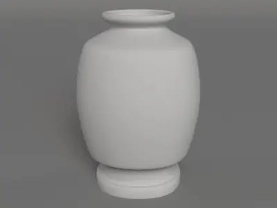 Jar - low poly 3D model