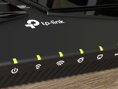 Tp Link Archer AX50 Wifi 6 Router 3D model