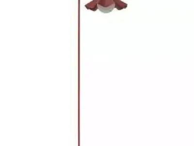 Habitat Yuno Pleat Floor Lamp 3D model