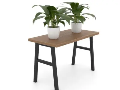 Loft Table 3D model