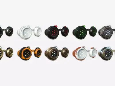 10 SciFi Glasses G Collection - Character Design Fashion 3D Model Pack