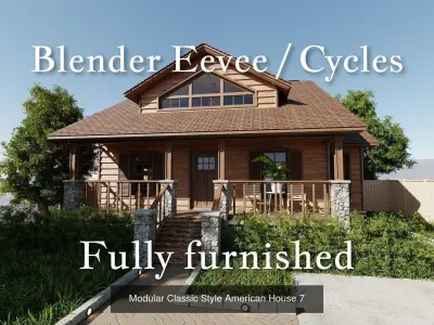 Modular Classic Style American medium 5 House pack