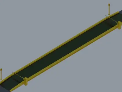 Truck Scale Low-poly 3D model