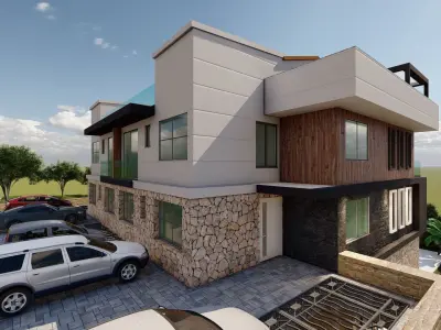 Apartment-3d Model-Sketchup-Lumion 3D model