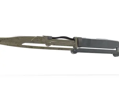 Concept Vibroblade of Mandalorian 3D print model