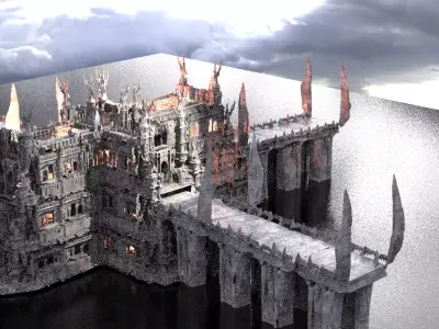 Dark ages Fortress system 3D model