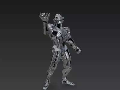 Avengers Ultron Inspired - High-Quality Sci-Fi Robot Character  3D model