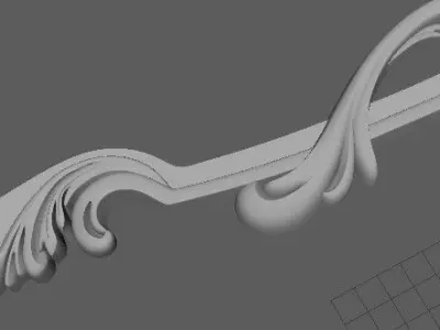 dekor decorative border 3D model