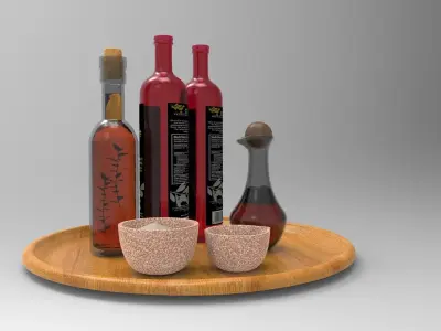 SPA Massage acessoris 3D model