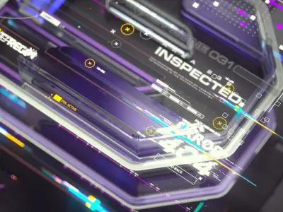 Broadcast Design - C4D Octane Scene File 3D model