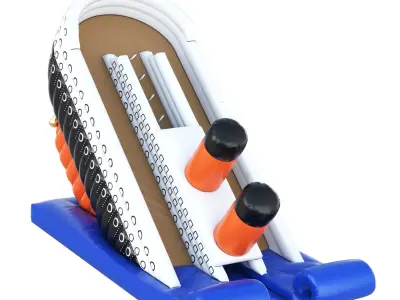 Inflatable slide Titanic 3D model