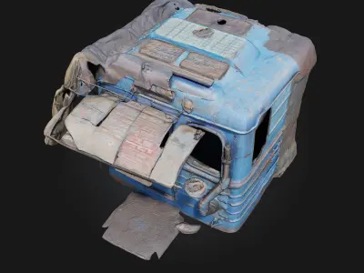 Desolate Refuge  Shelter in the Shadows 3D model